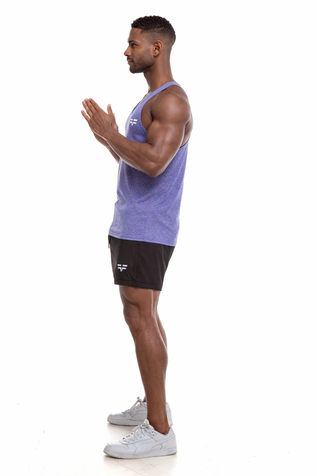 GymFreak Mens Active Vest - Purple