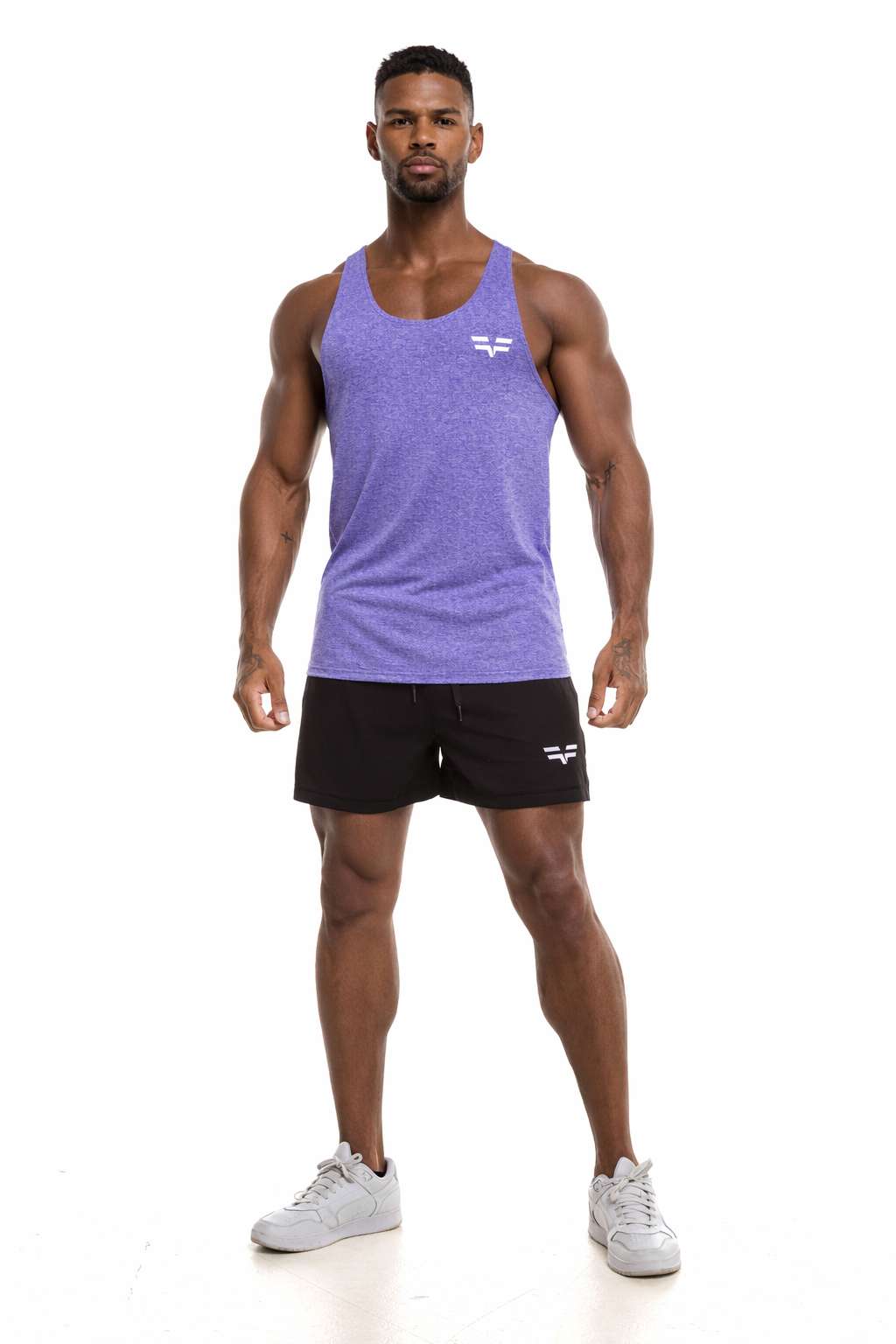 GymFreak Mens Active Vest - Purple