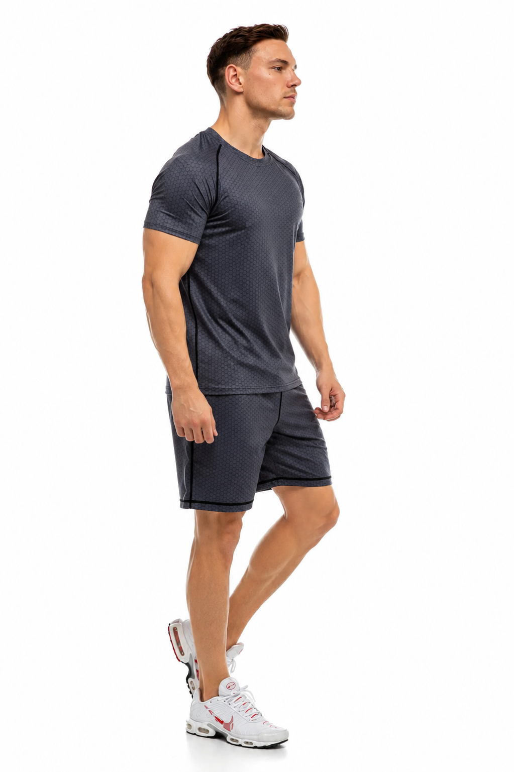 GymFreak Mens HEX T-Shirt - Full Pattern
