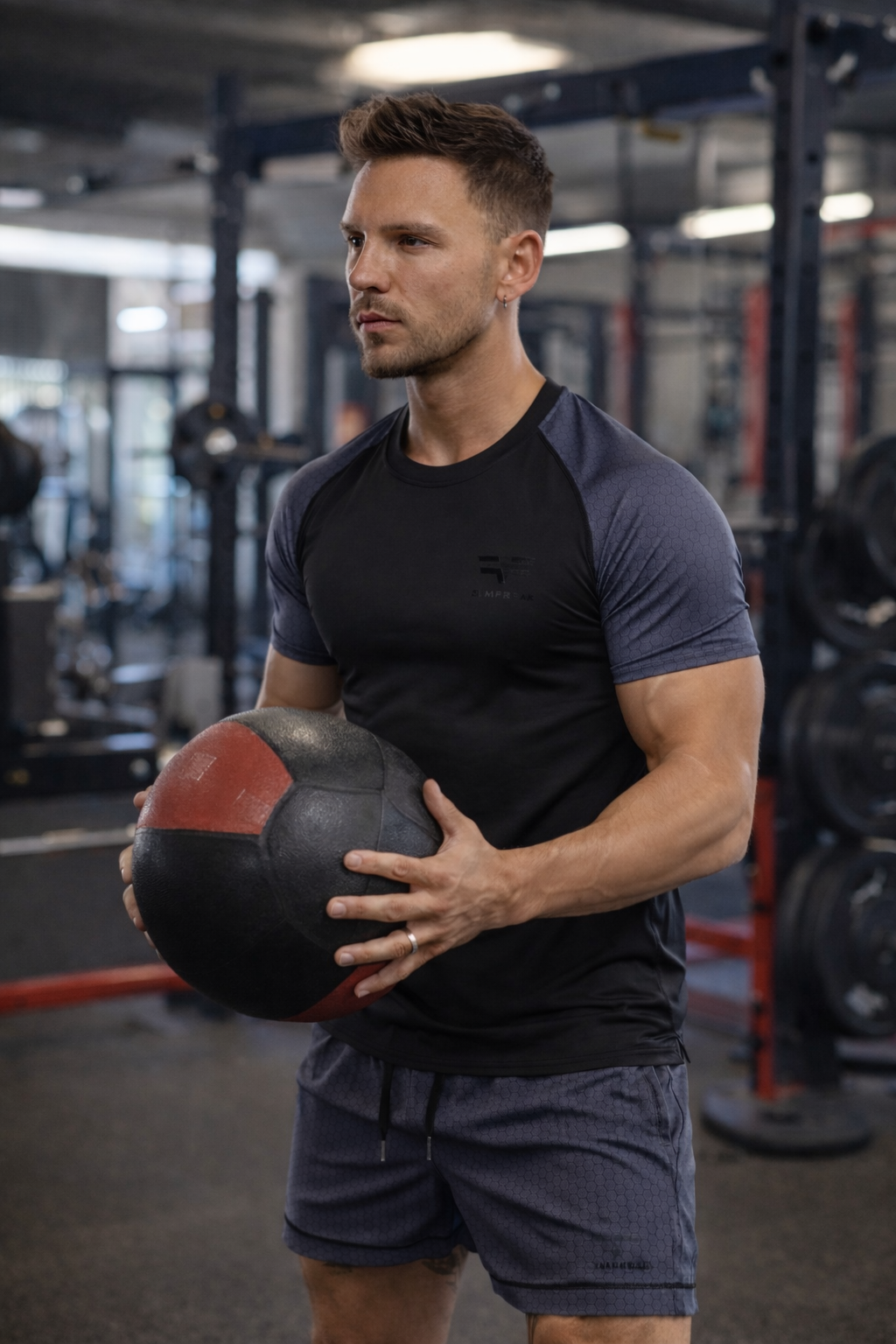 GymFreak Mens HEX T-Shirt - Sleeves