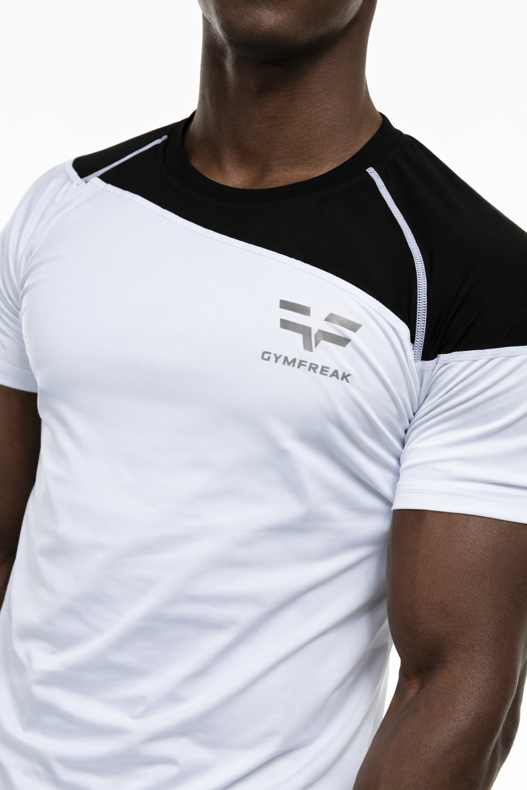 GymFreak Mens Pro T-Shirt - White