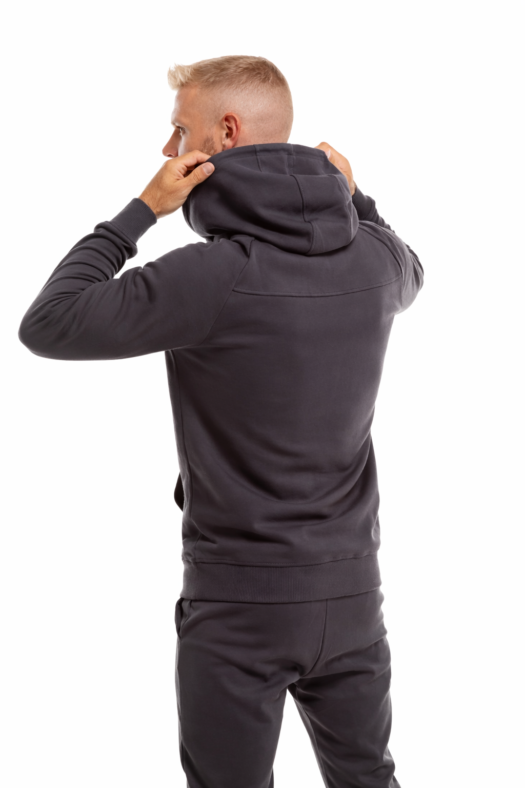 GymFreak Mens Power Hoodie - Charcoal
