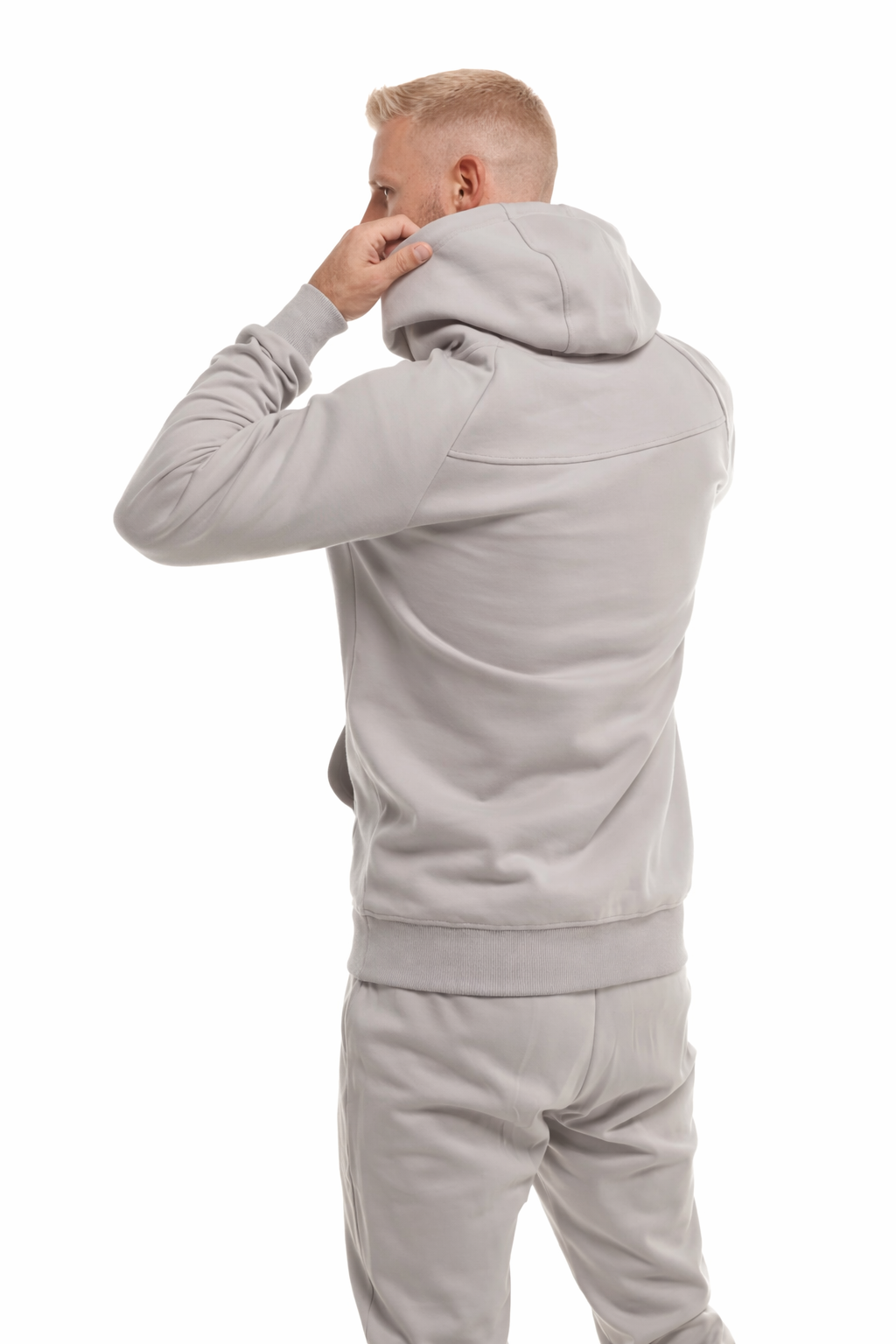 GymFreak Mens Power Hoodie - Light Grey
