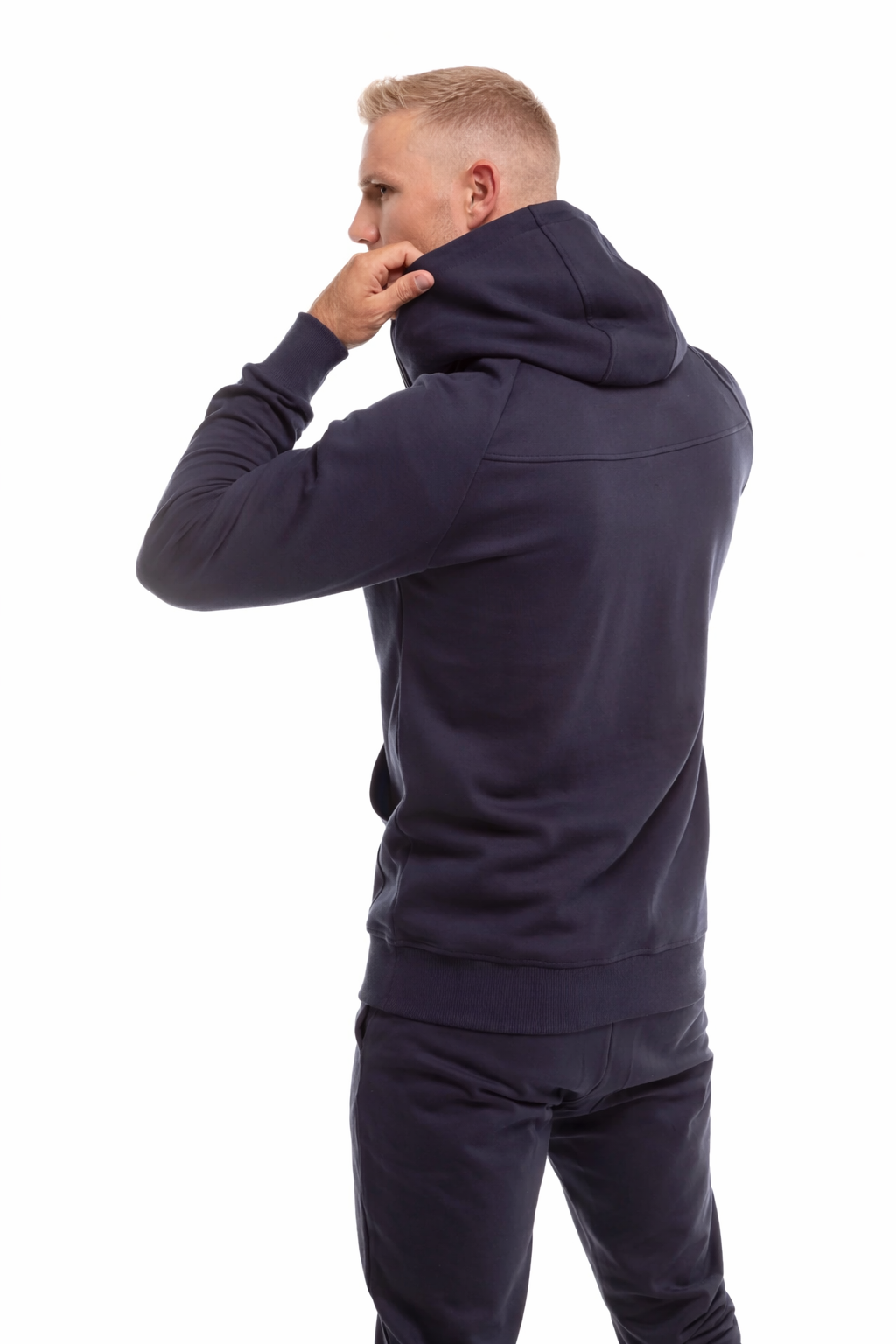 GymFreak Mens Power Hoodie - Navy Blue