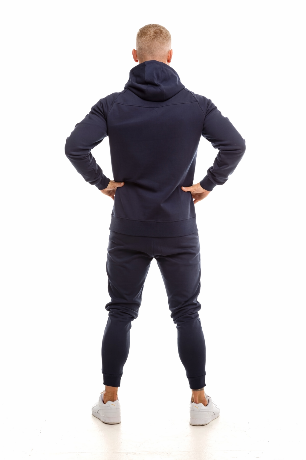 GymFreak Mens Power Hoodie - Navy Blue