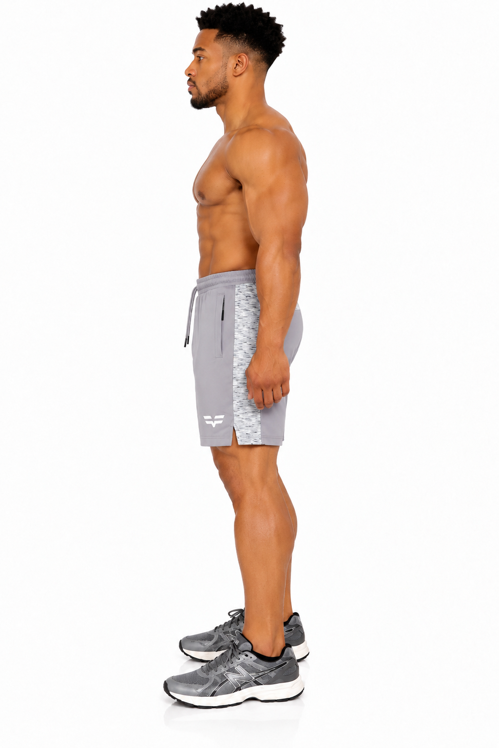 GYMFREAK Men's PRIME Shorts - Silver Grey