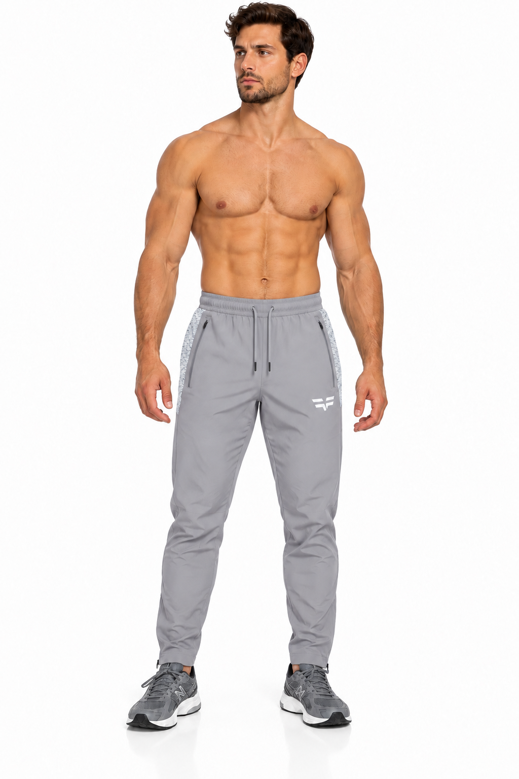 GymFreak Mens PRIME Joggers - Silver Grey