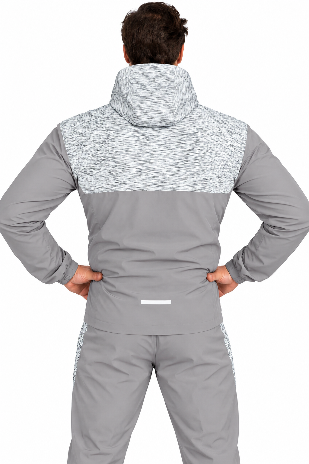 GymFreak Mens PRIME Jacket - Silver Grey