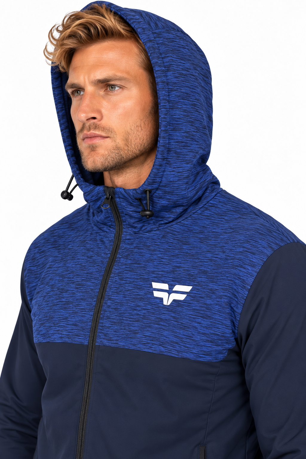 GymFreak Mens PRIME Jacket - Navy Blue