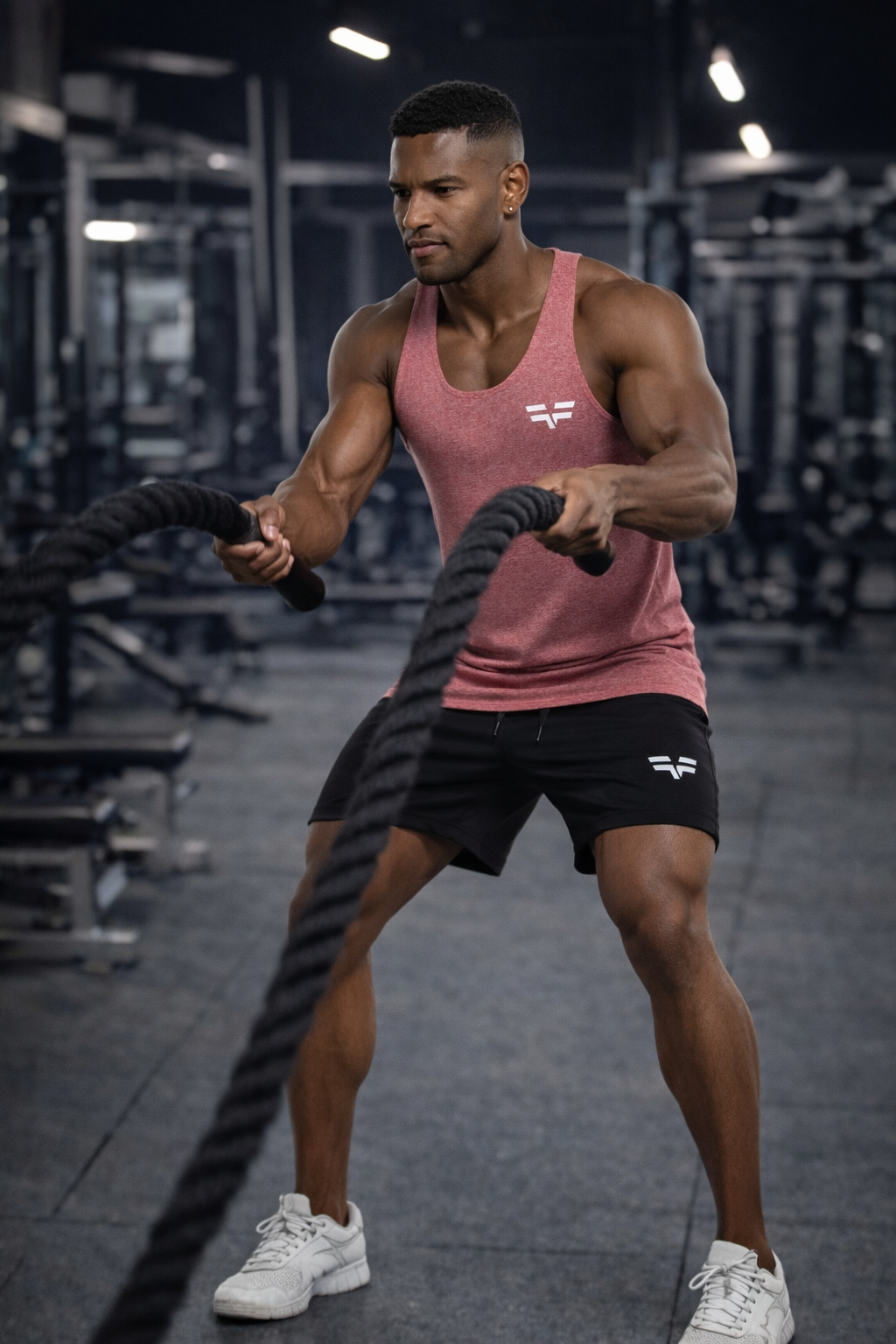 GymFreak Mens Active Vest - Red