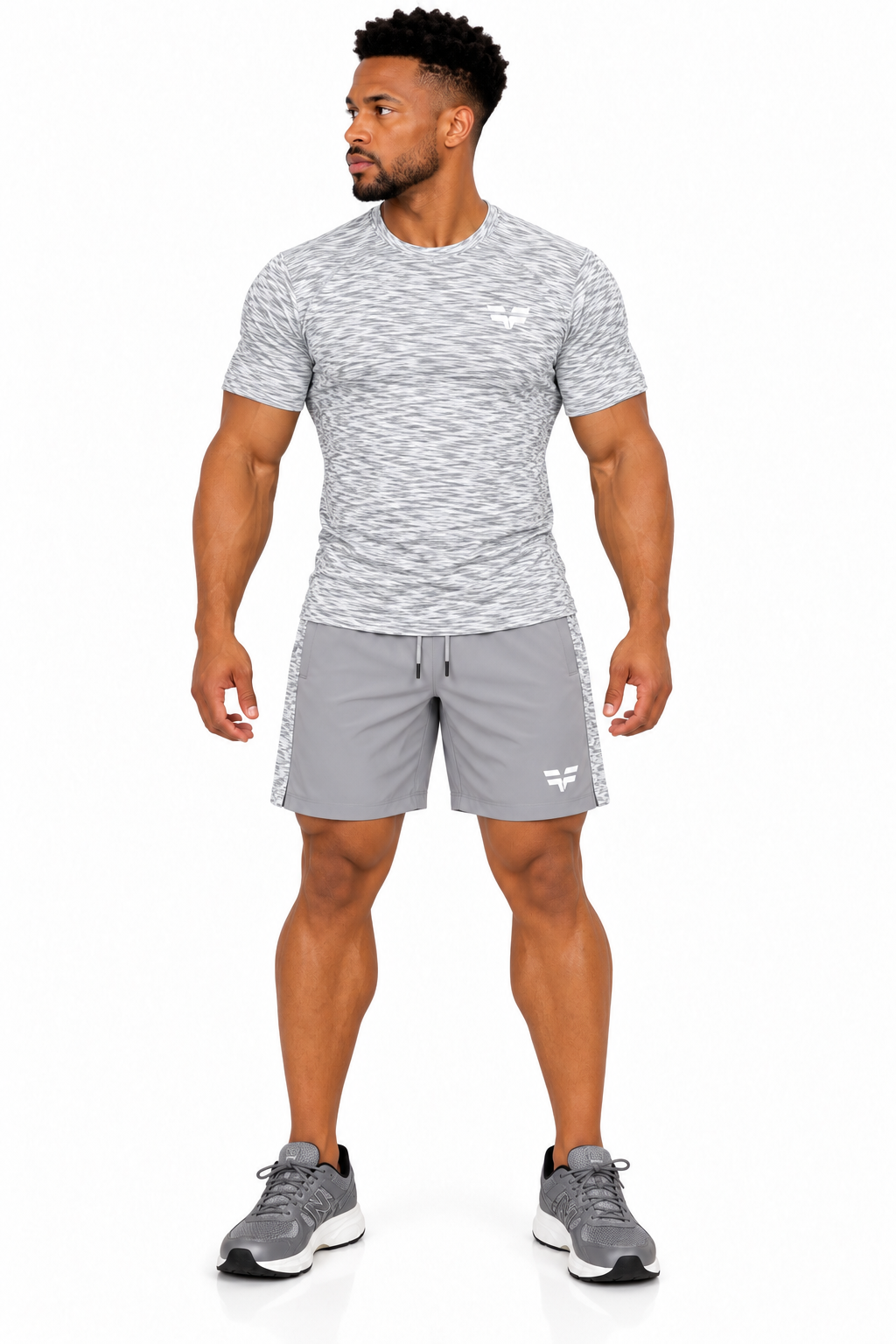 GYMFREAK Men's PRIME Shorts - Silver Grey