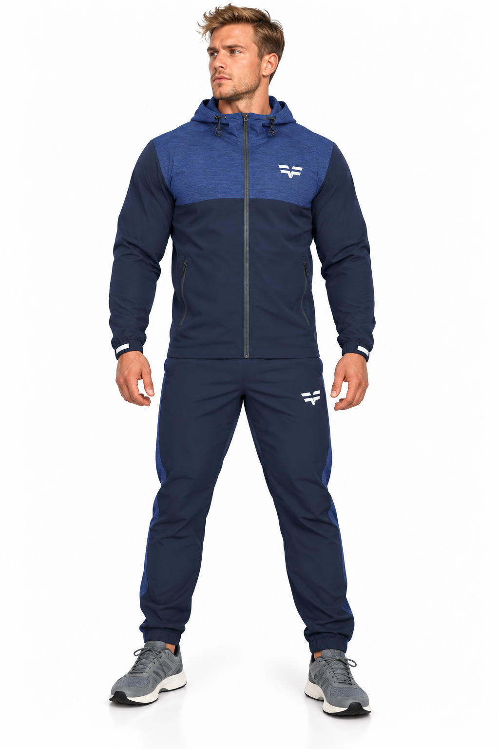 GymFreak Mens PRIME Jacket - Navy Blue