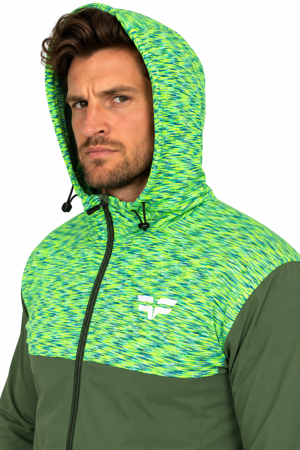 GymFreak Mens PRIME Jacket - Olive Green