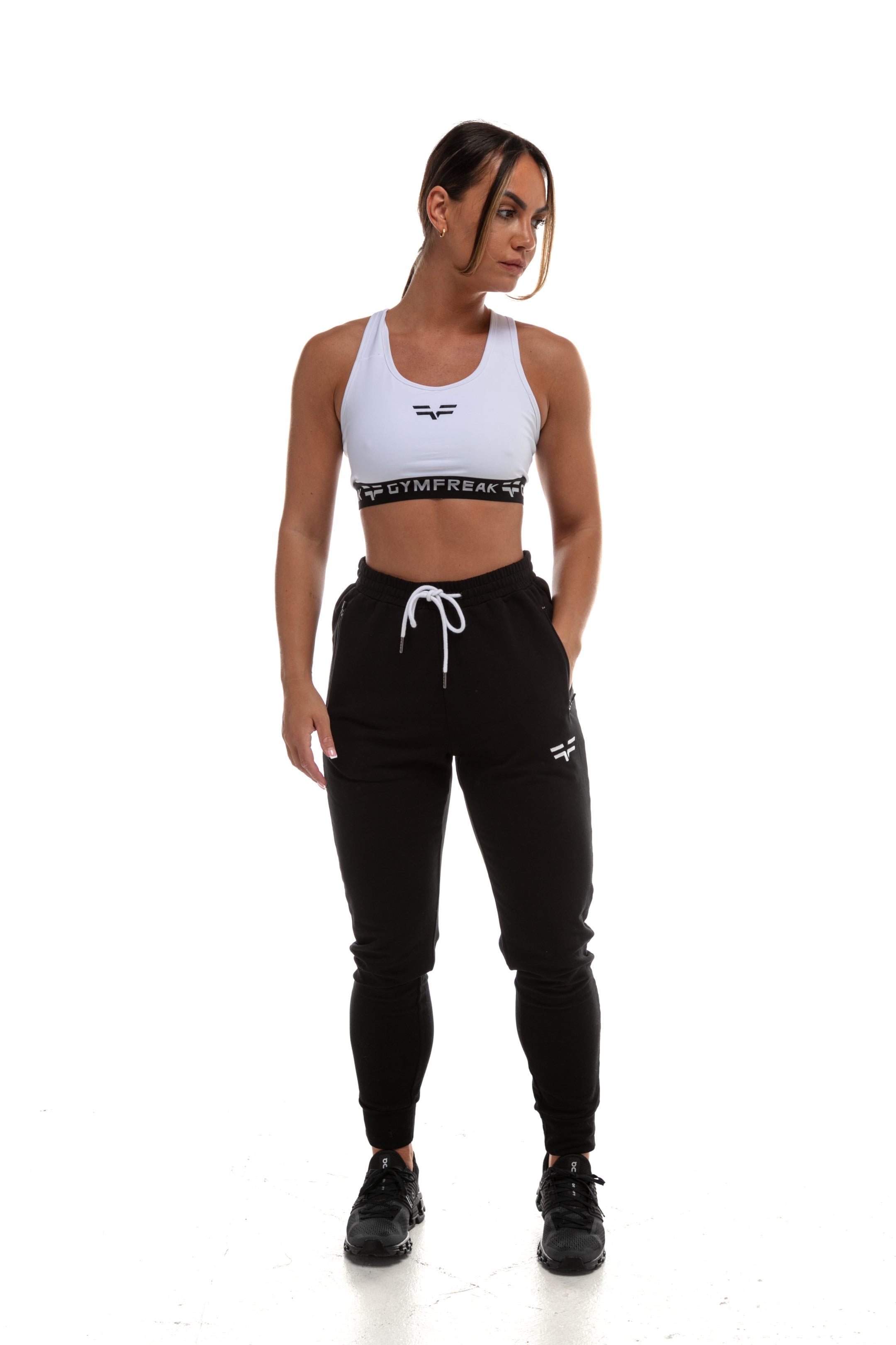 GymFreak Womens Active Joggers - Black