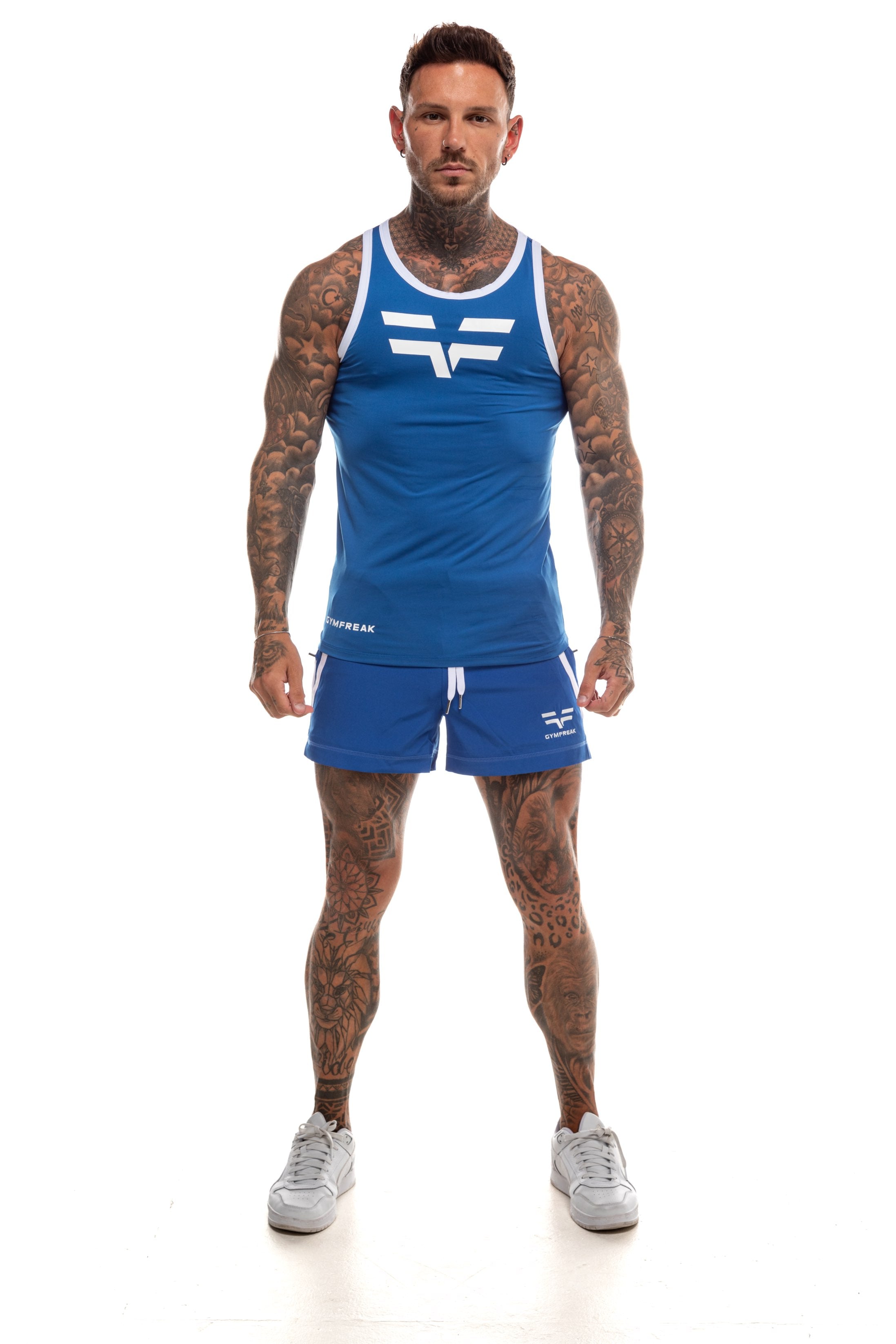 GymFreak Mens Pro Vest - Blue