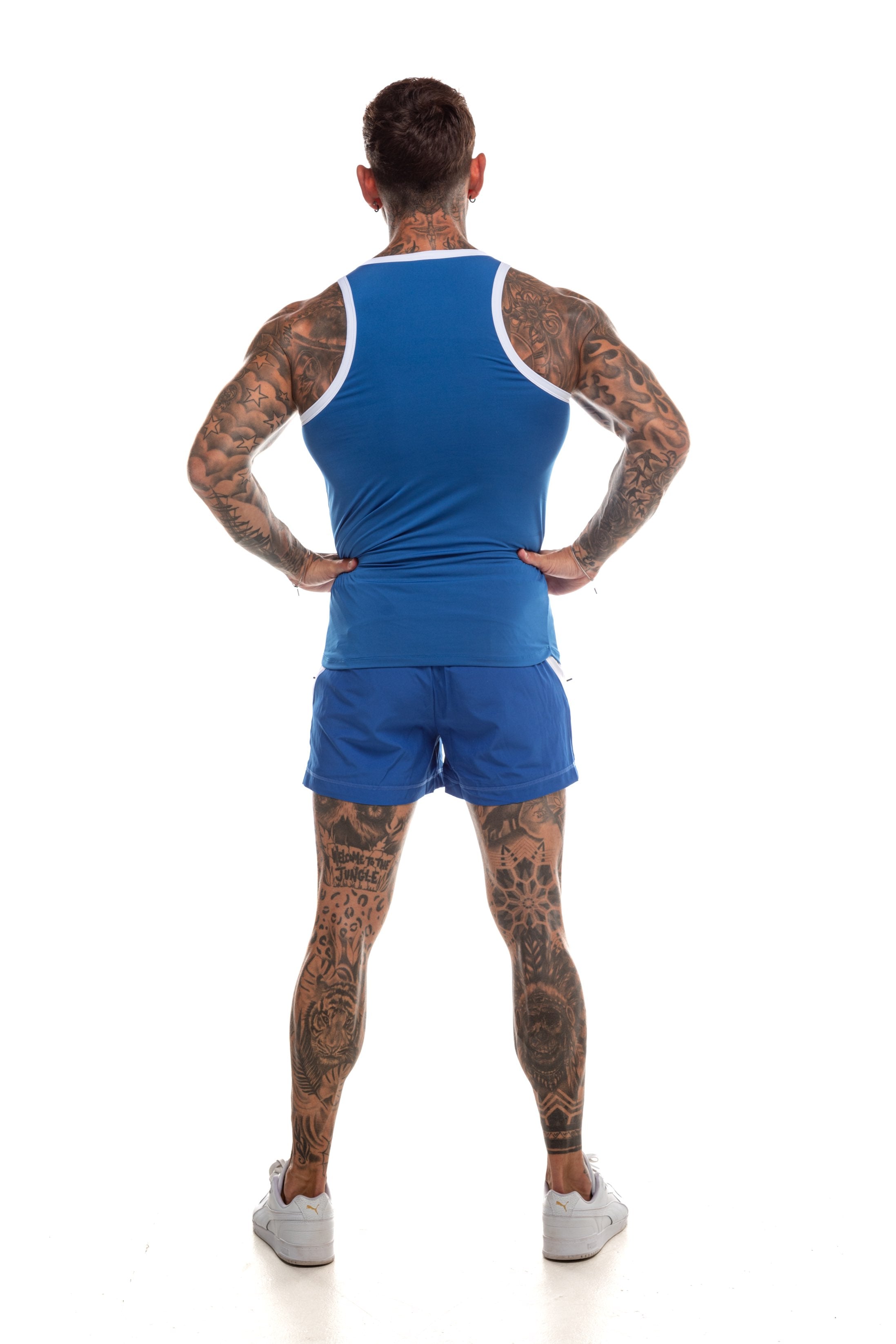 GymFreak Mens Pro Vest - Blue