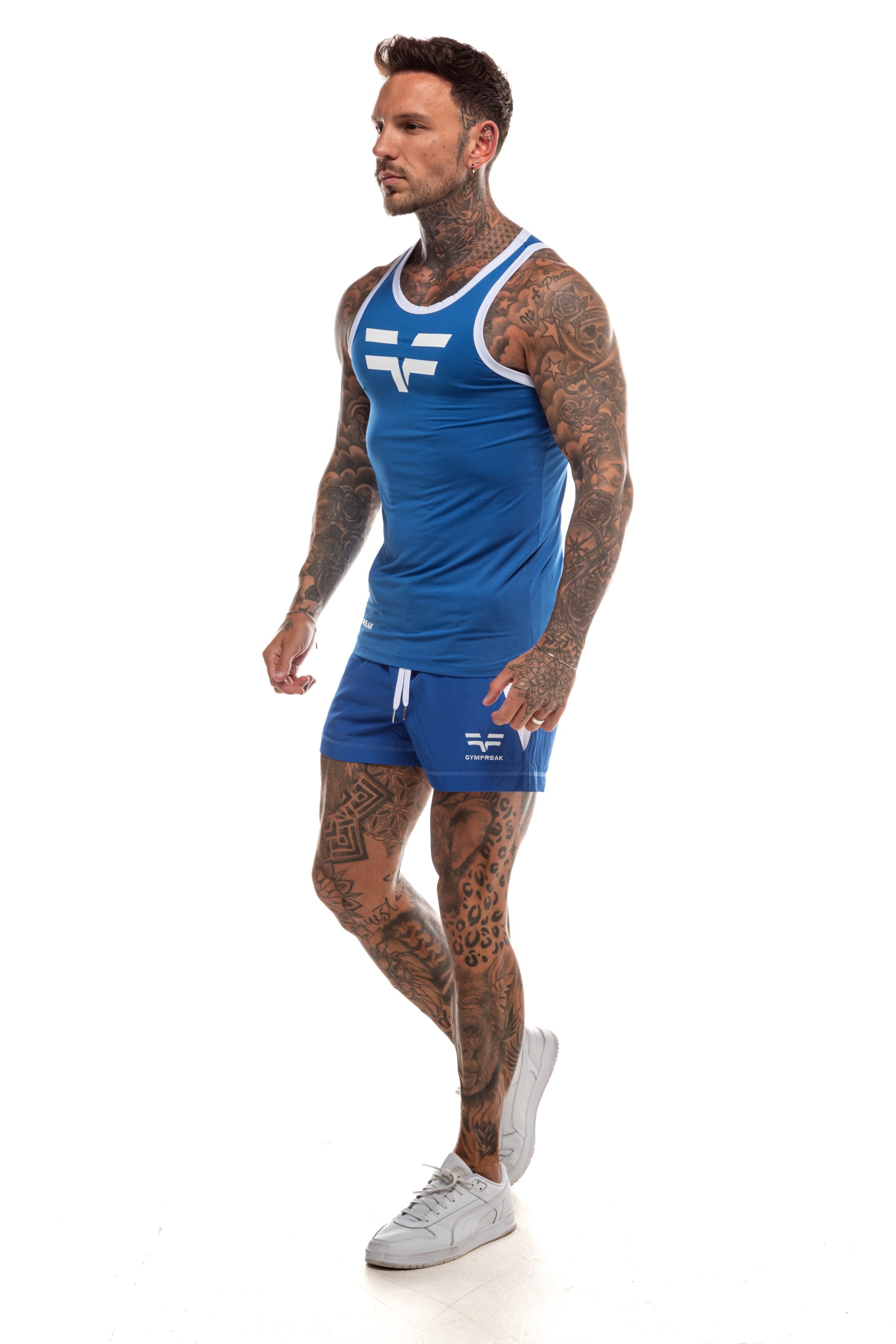 GymFreak Mens Pro Vest - Blue