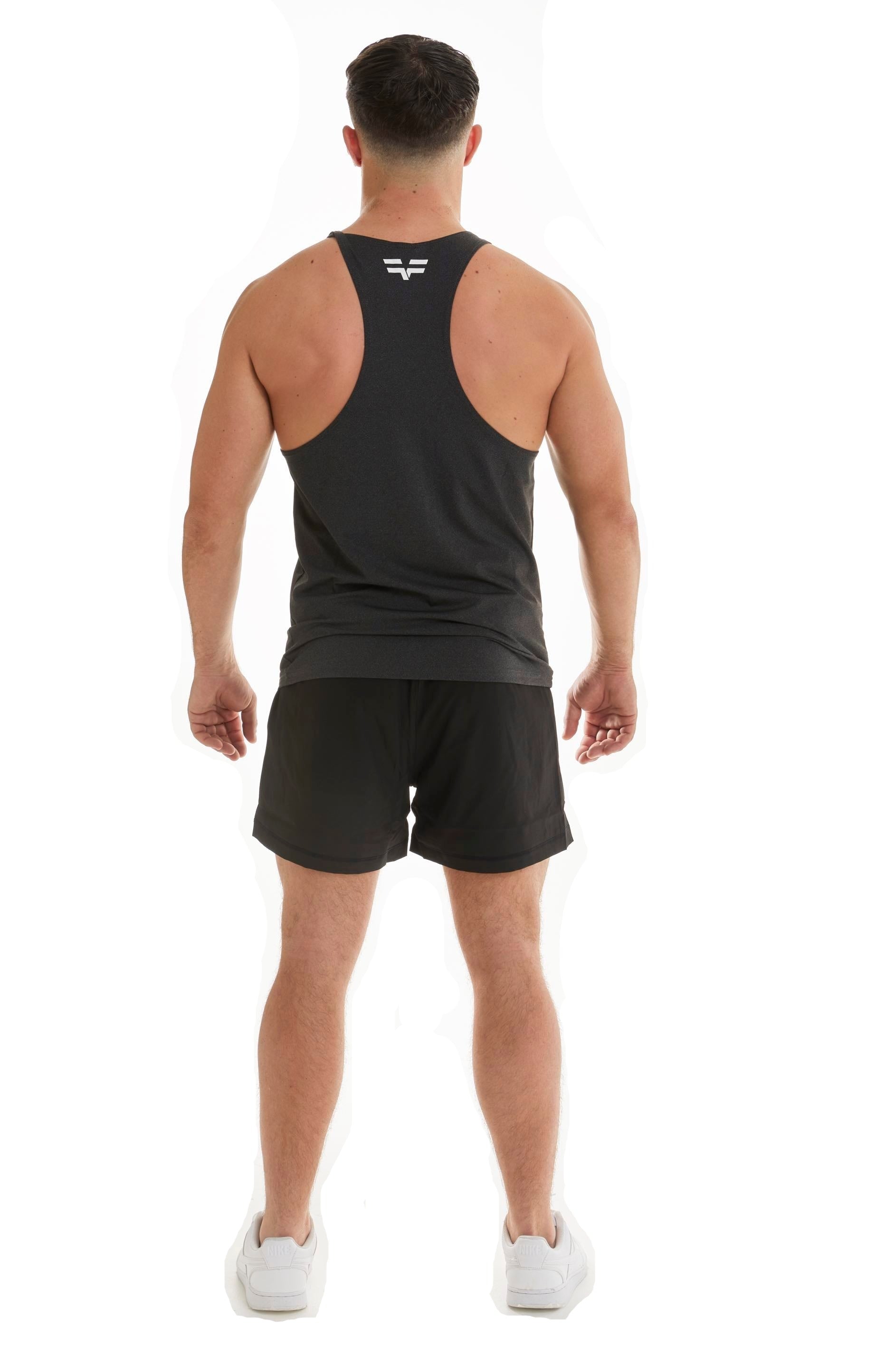 GymFreak Mens Active Vest - Charcoal
