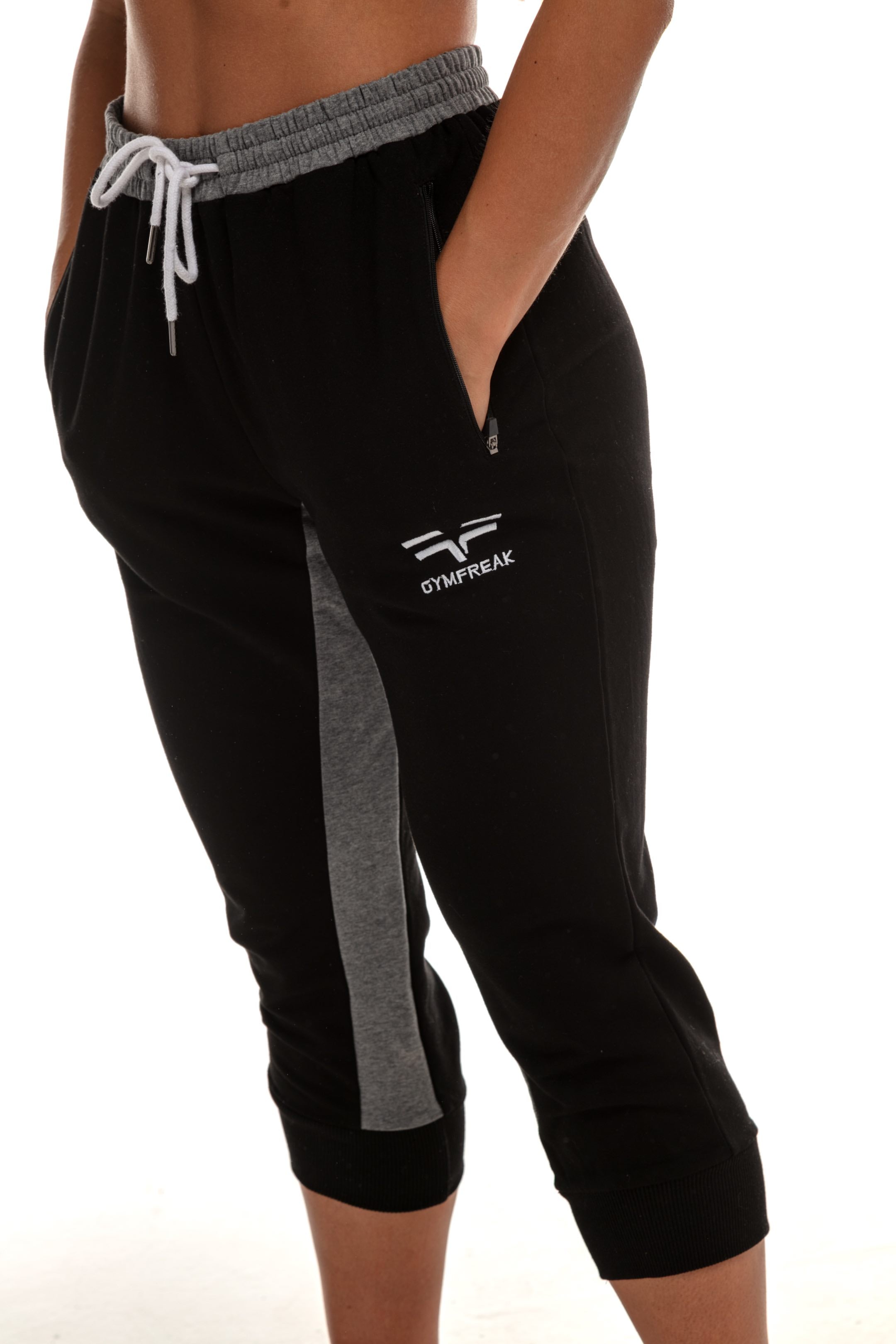 Ladies hot sale cropped joggers