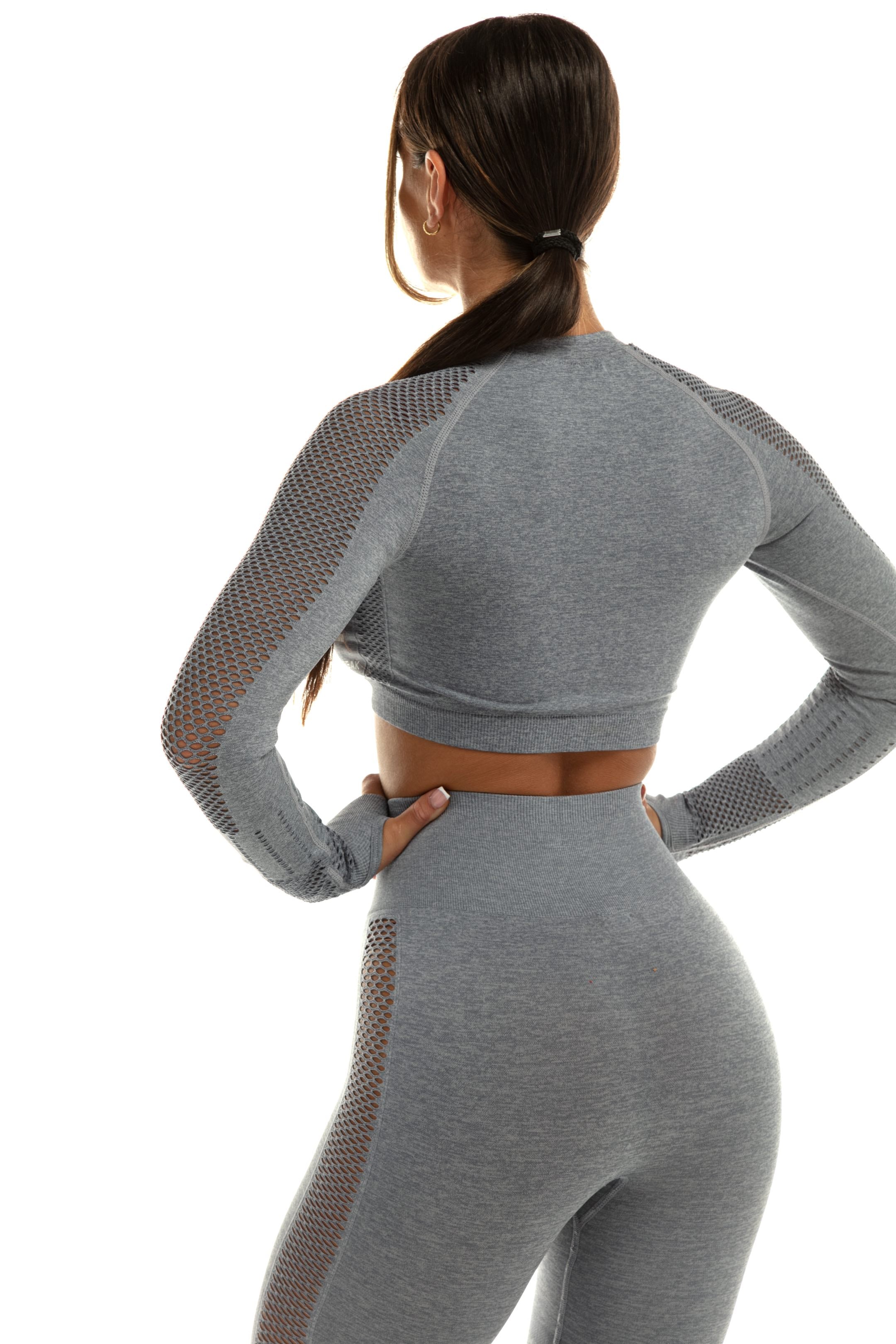 GymFreak Womens Yoga Set - Grey