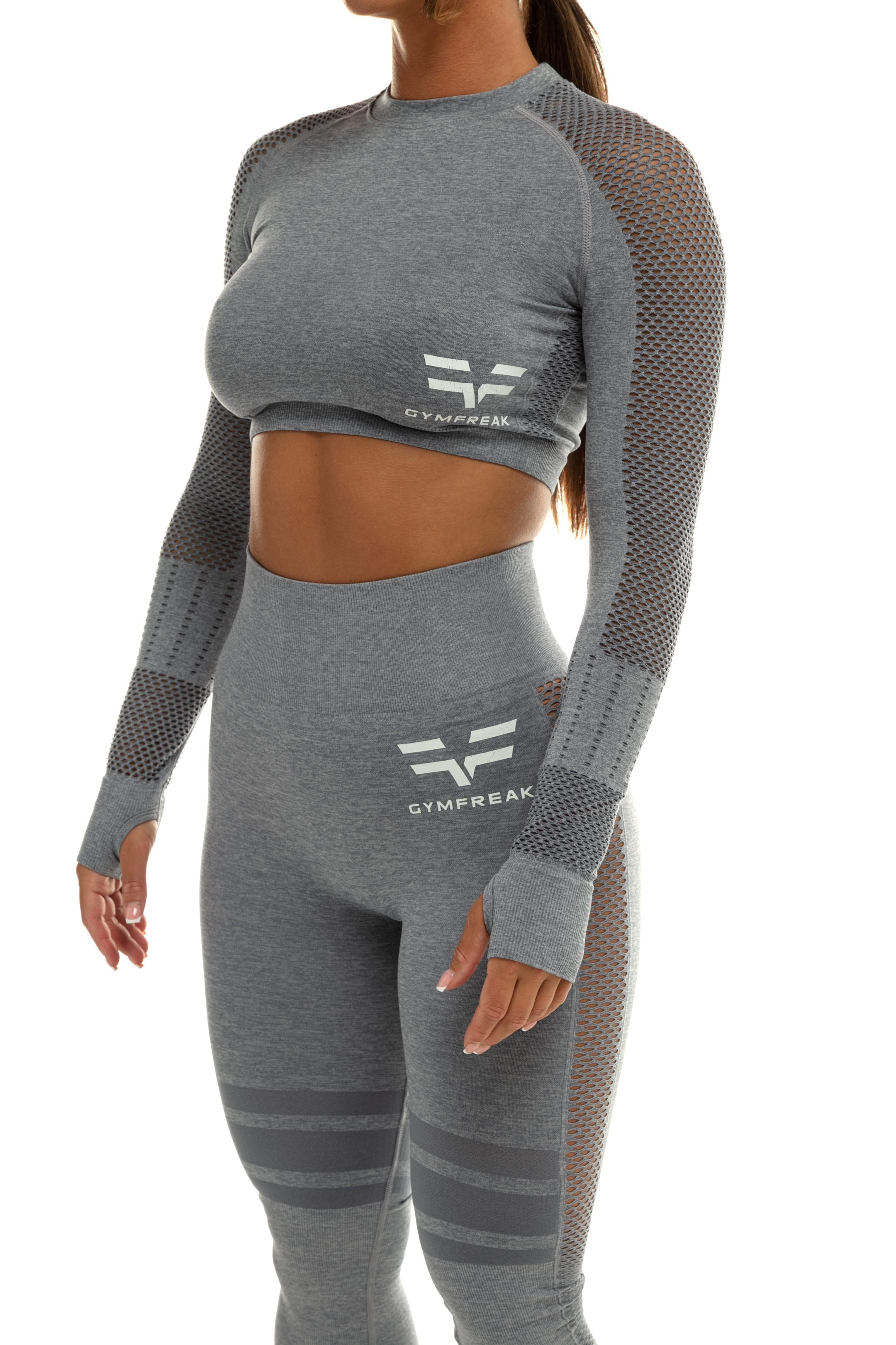 GymFreak Womens Yoga Set - Grey