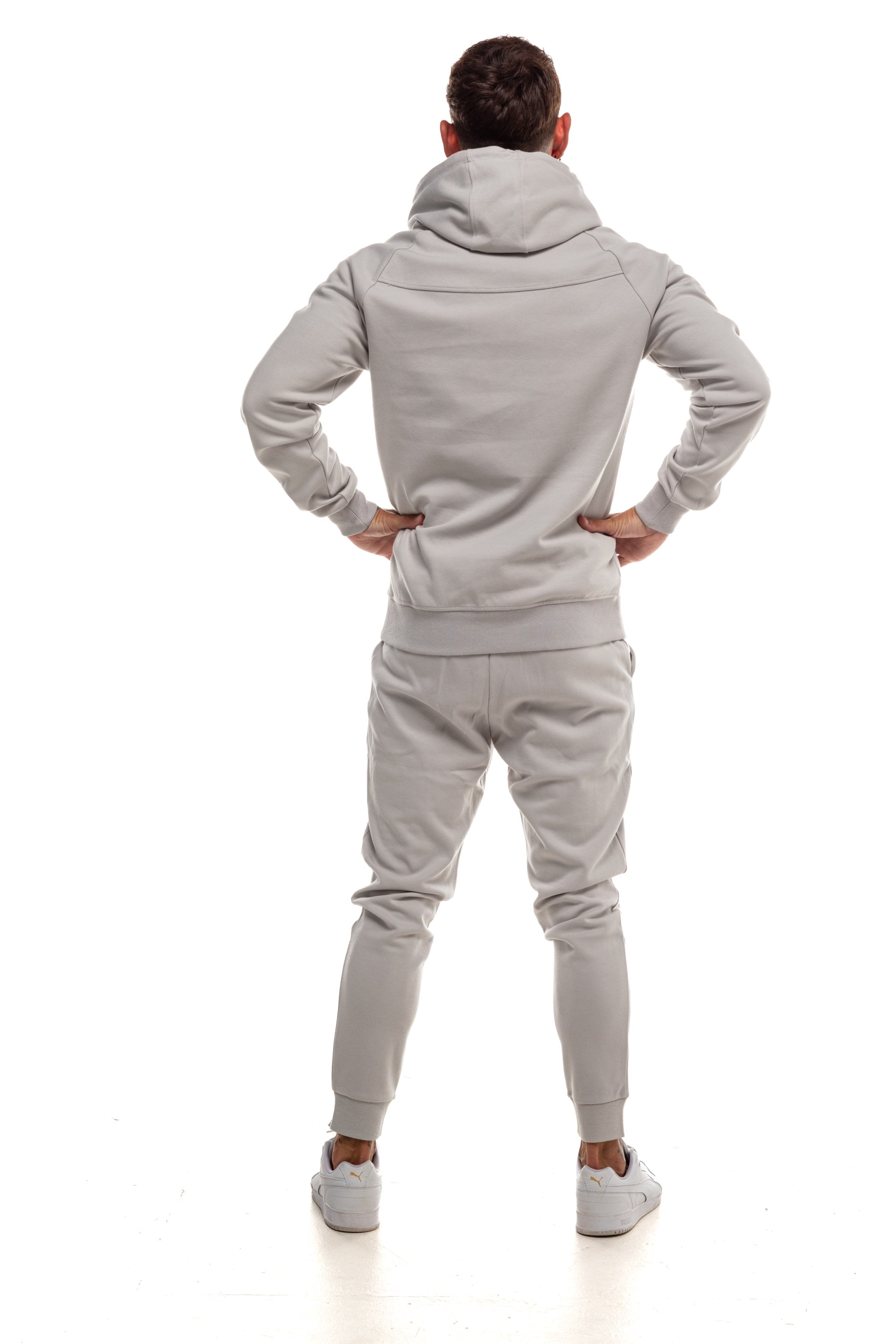 GymFreak Mens Power Hoodie - Light Grey