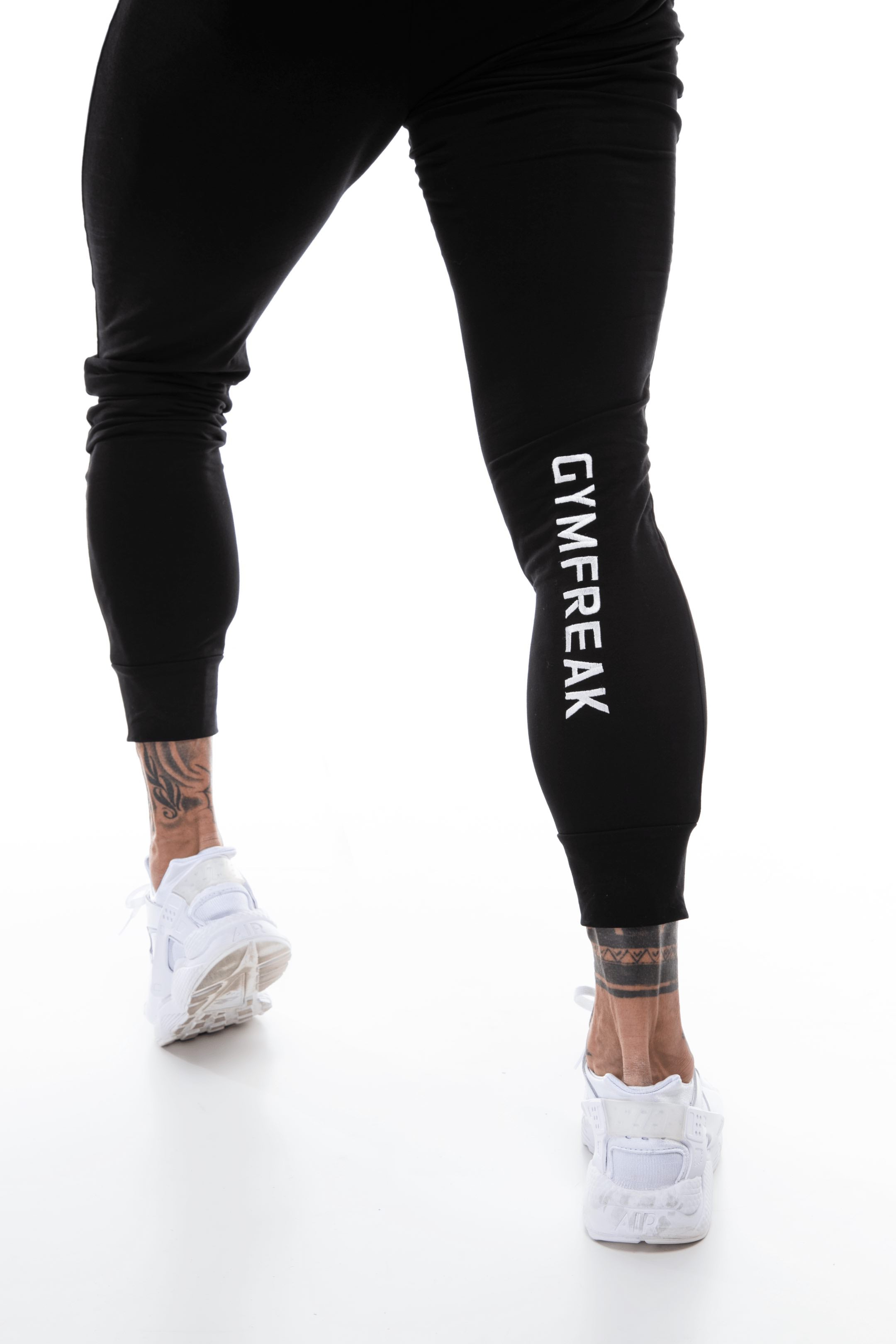 GymFreak Mens Active Joggers Black