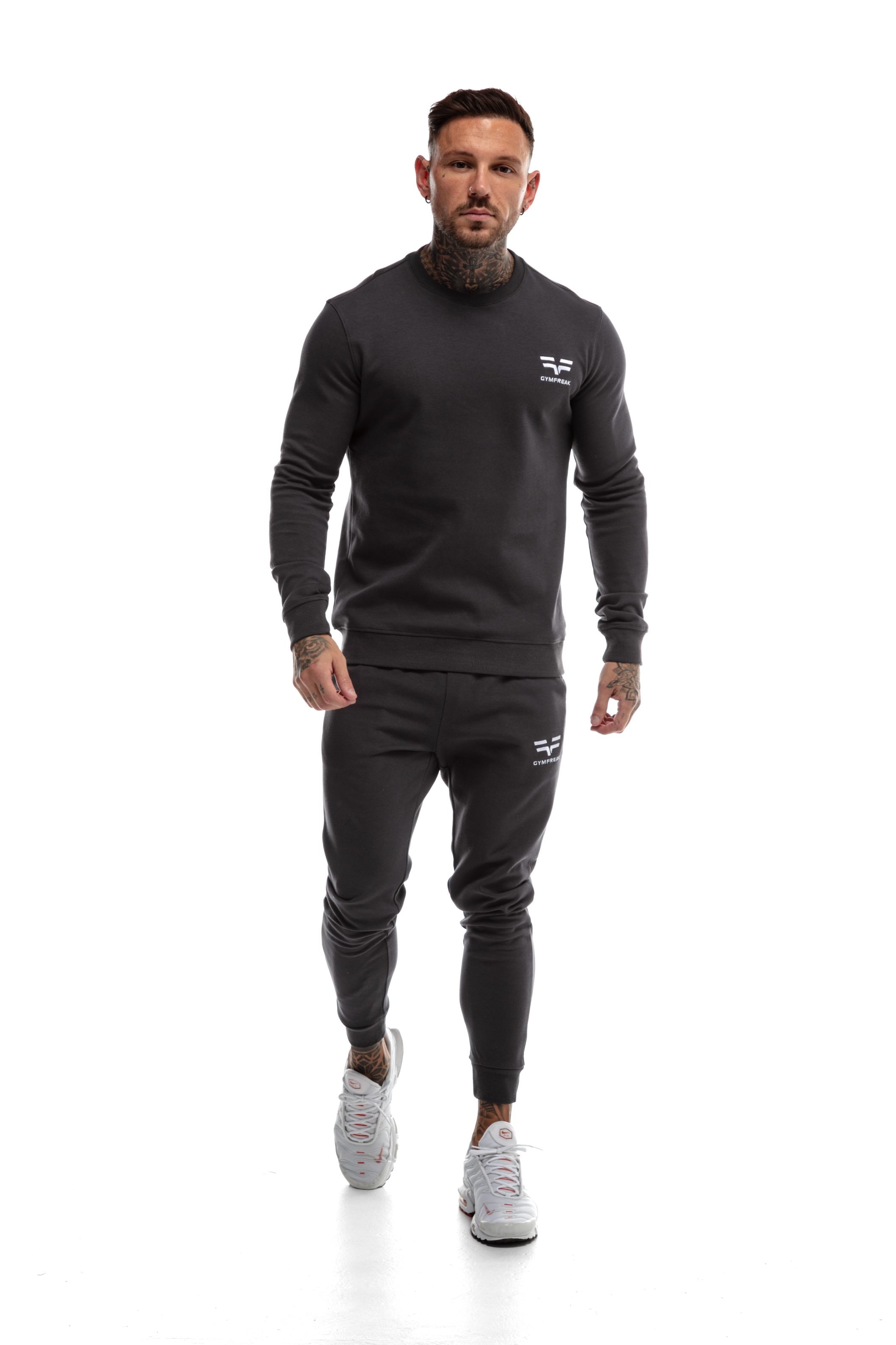 GymFreak Mens Power Joggers - Charcoal