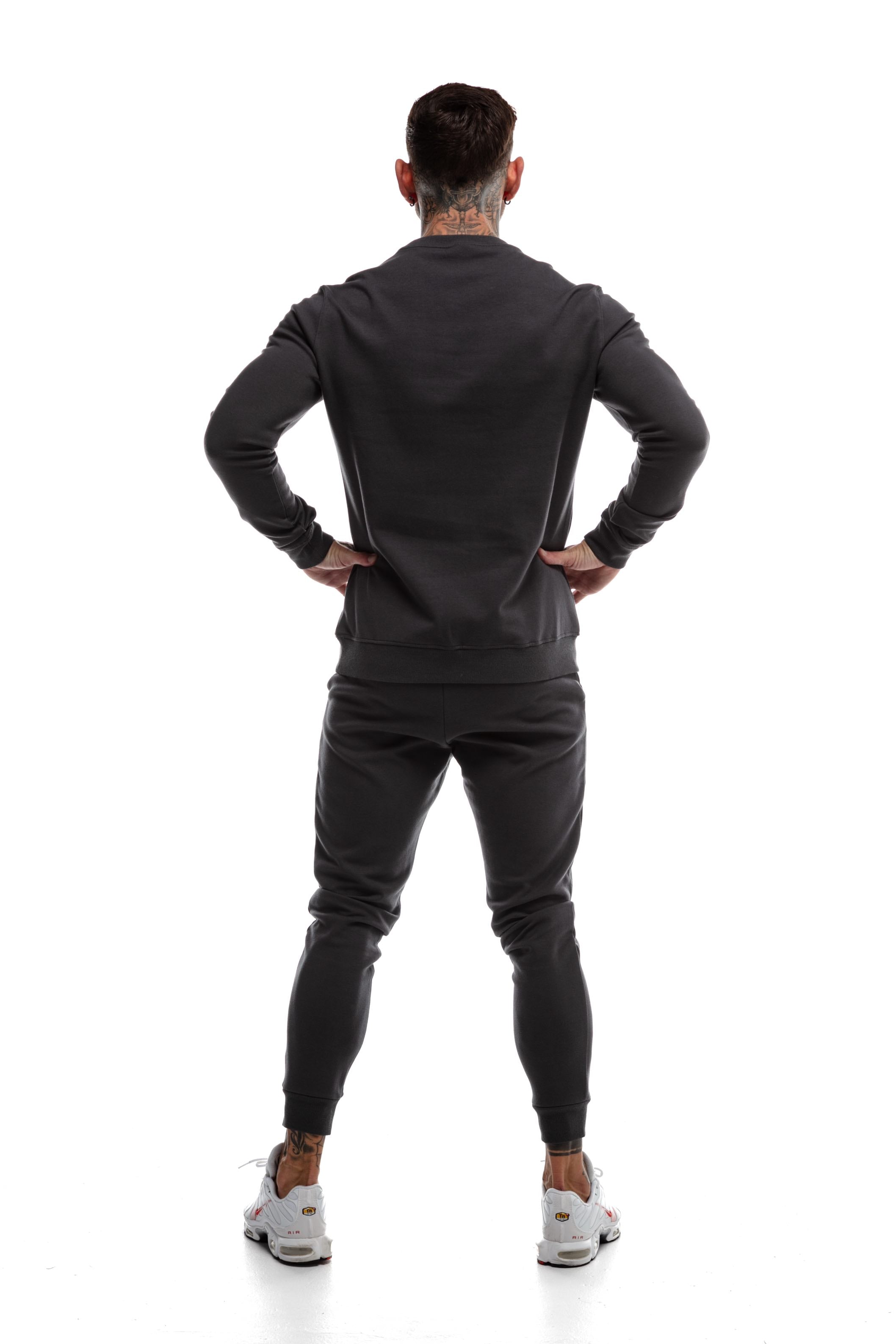 GymFreak Mens Power Sweatshirt - Charcoal