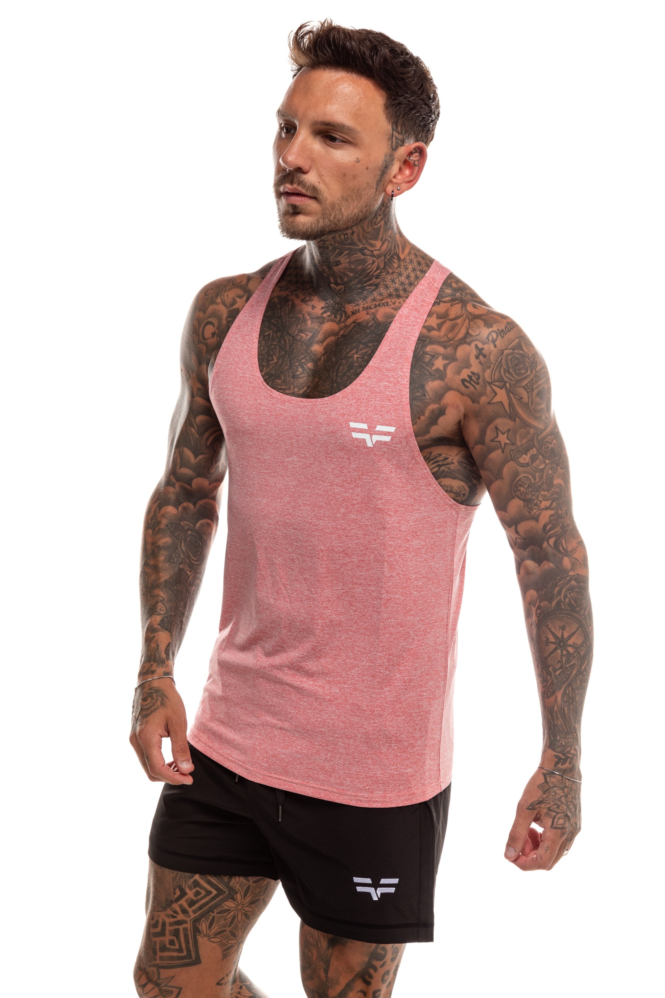 GymFreak Mens Active Vest - Red