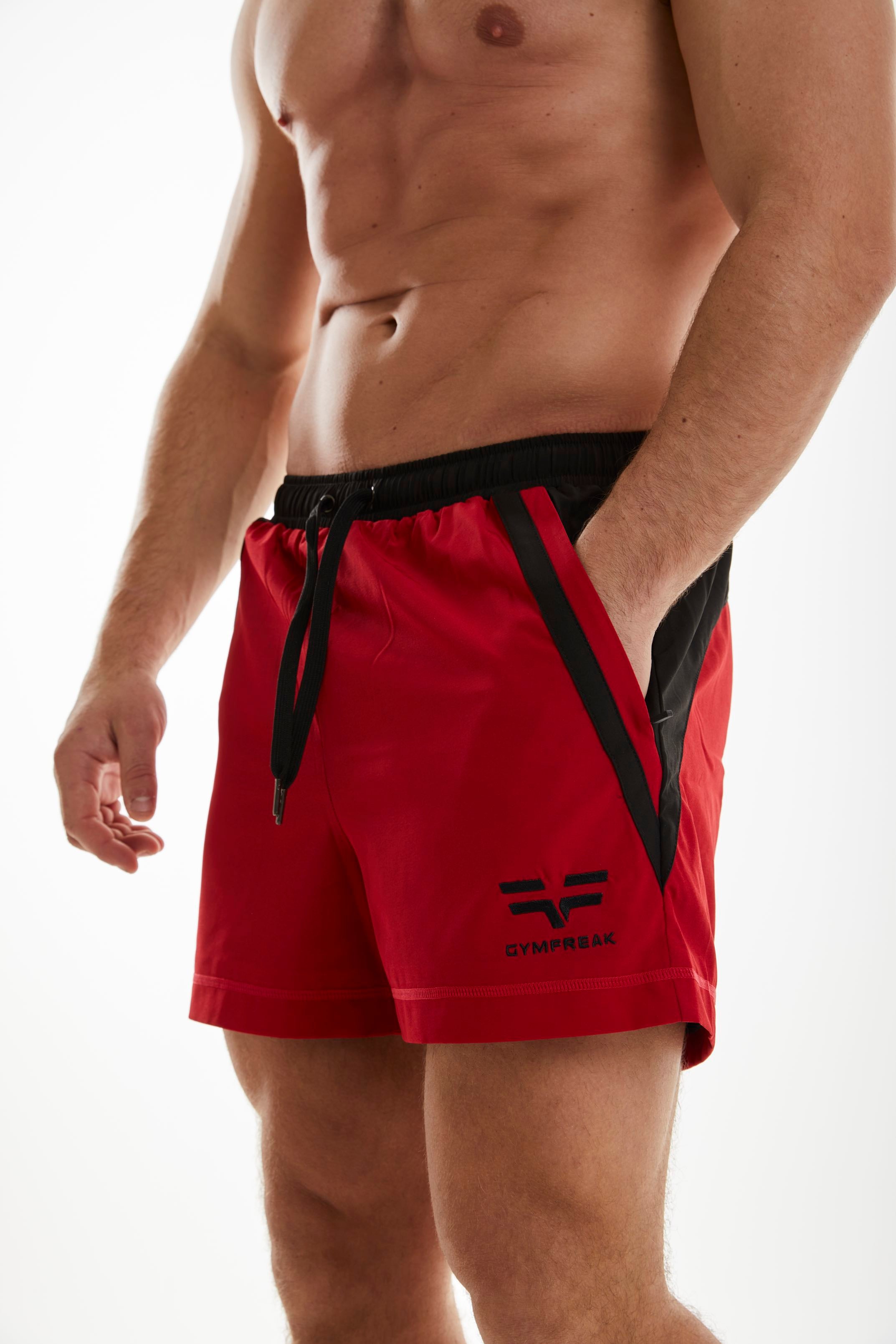 Mens red deals gym shorts