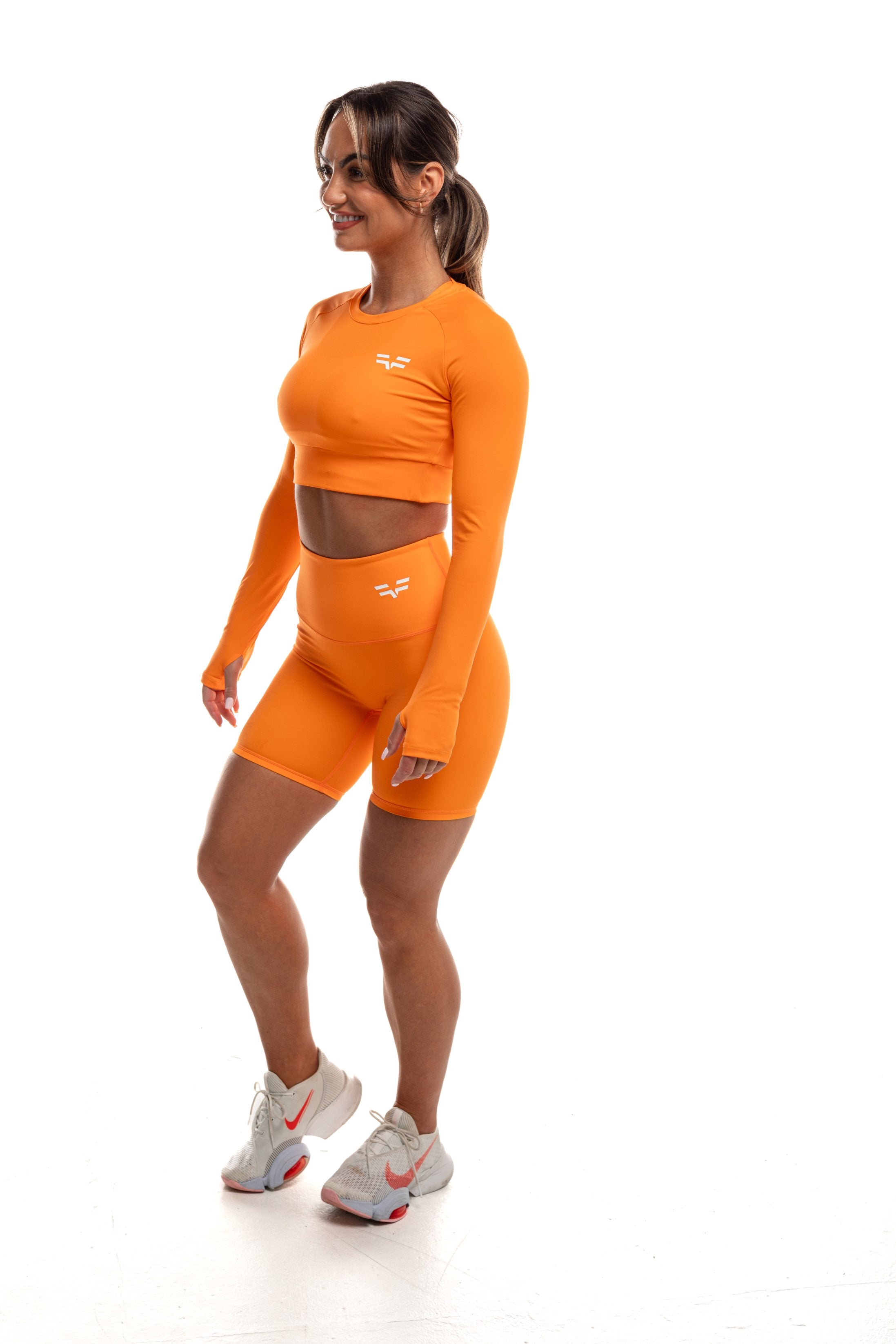 GymFreak Women's Vision Crop Top - Orange