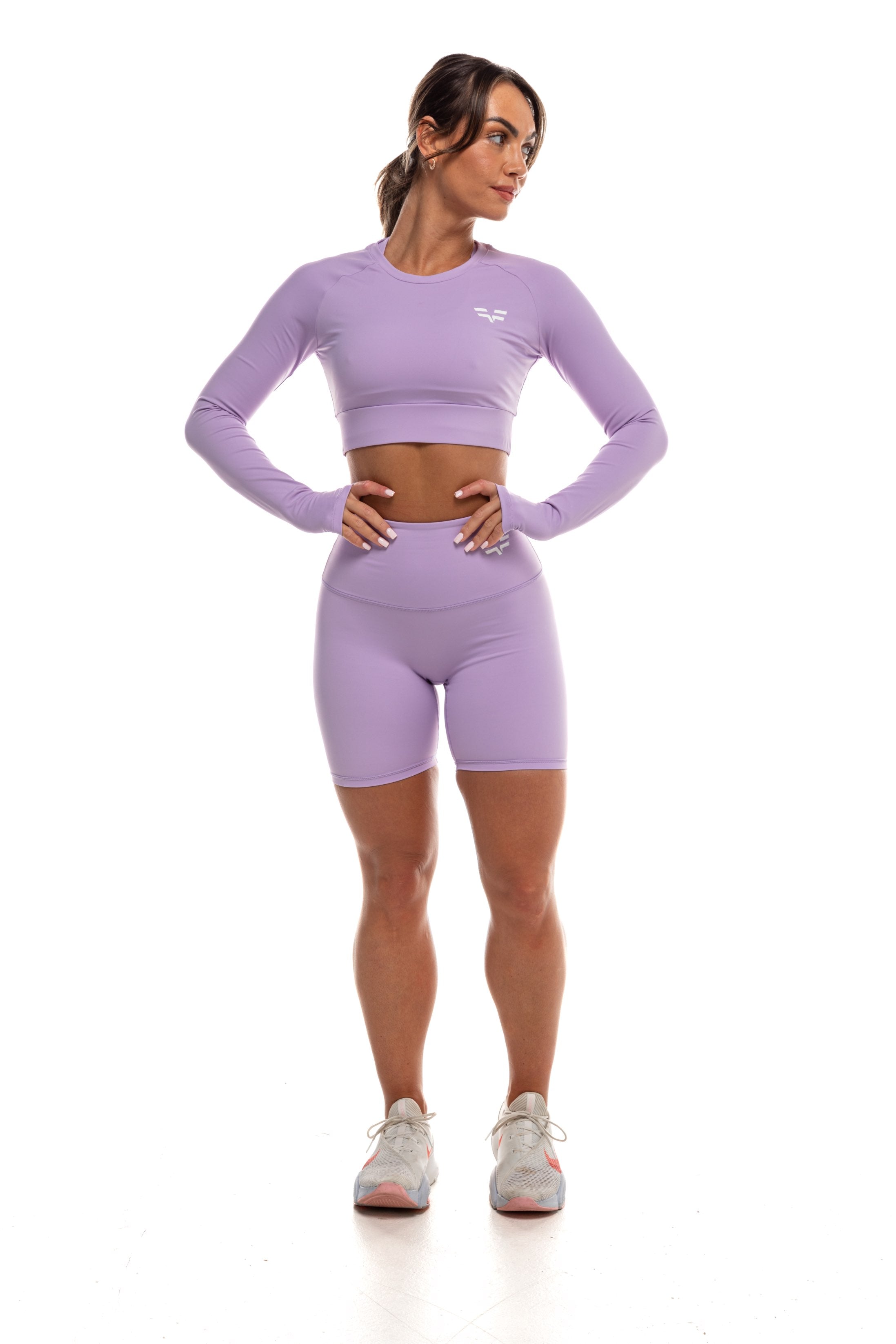 GymFreak Women's Vision Crop Top - Purple