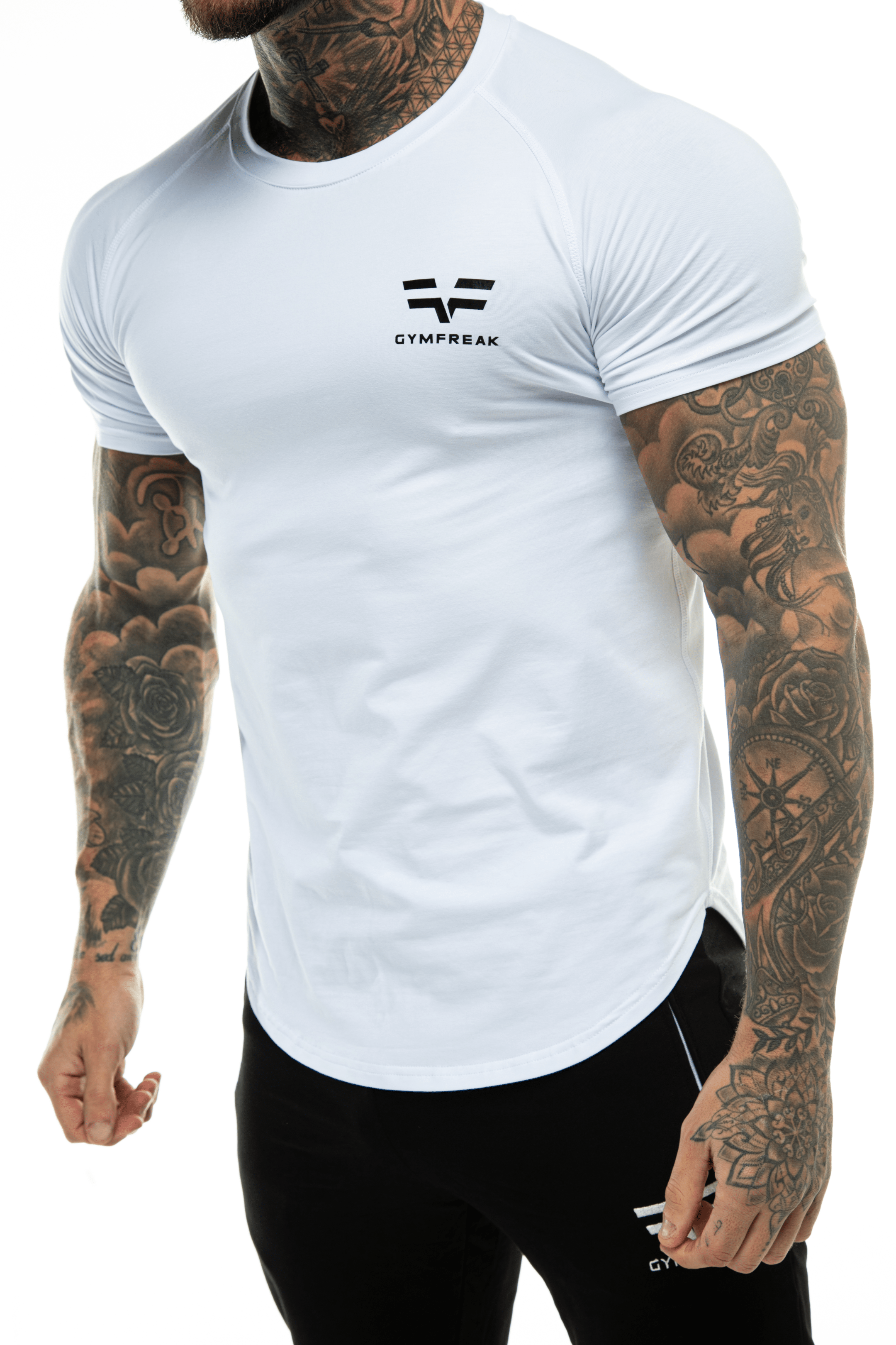 T-shirt GymFreak Membres Hommes - Blanc 